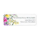 Blume und Kräuter farbenfrohe blumenreiche Hochzei (Vorne)