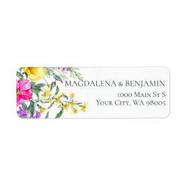 Blume und Kräuter farbenfrohe blumenreiche Hochzei