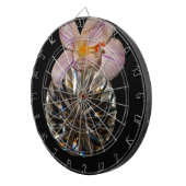 Blume und Kristalle Dartscheibe (Vorderseite rechts)