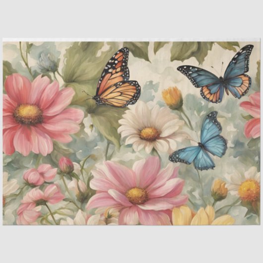 Blume und Kunstteppiche Seidenpapier (Vorderseite)