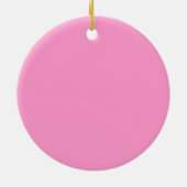 Blume und Ladybug Keramik Ornament (Hinten)
