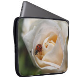 Blume und Ladybug Laptopschutzhülle (Vorne Rechts)