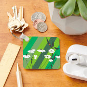 Blume und Ladybug-Schlüsselanhänger Schlüsselanhänger