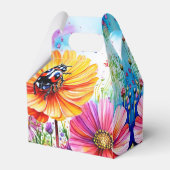 Blume und Ladybugs Geschenkschachtel (Rückseite)