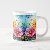 Blume und Ladybugs Jumbo-Tasse (Rechts)