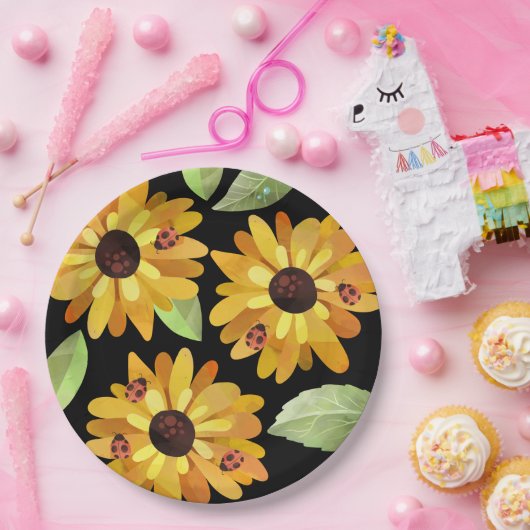 Blume und Ladybugs Paper Tellers Party Dekoration Pappteller (Party)