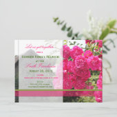 Blume und landwirtschaftliche Wiedersehen laden Einladung (Stehend Vorderseite)