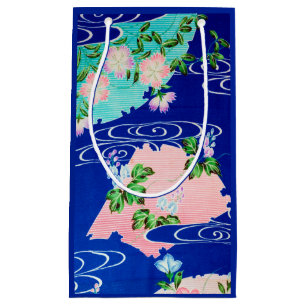 Blume und Laufendes Wasser, Japanisches Design Kleine Geschenktüte
