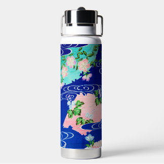 Blume und Laufendes Wasser, Japanisches Design Trinkflasche
