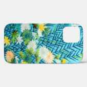 Blume und Leaf, japanisches Design Case-Mate iPhone Hülle (Rückseite (Horizontal))