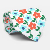 Blume und Leaf-Krawatte Krawatte (Gerollt)