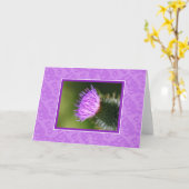 Blume und leere leere Tafelschablone Karte (Gelbe Blume)