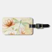 Blume und Libellen Gepäckanhänger (Vorderseite horizontal)