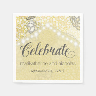 Blume und Lichter Hochzeiten von Napkins Serviette