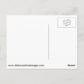 Blume und Liebe Postkarte (Rückseite)