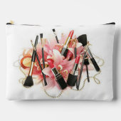 Blume und Makeup Zubehörtasche (Vorderseite)