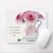 Blume und Mauszeiger Mousepad (Mit Mouse)