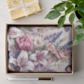 Blume und Meer und Muscheln am Strand Seidenpapier (Geschenk)