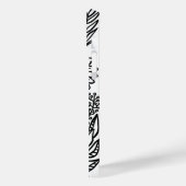 Blume und mehr im Fall Black Case Mate iPhone (Rückseite / Links)