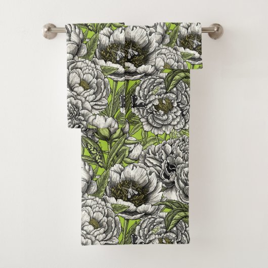 Blume und Motten Badhandtuch Set (Insitu)