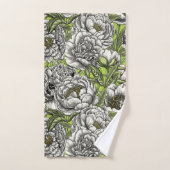 Blume und Motten Badhandtuch Set (Handtuch)