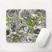 Blume und Motten Mousepad (Mit Mouse)
