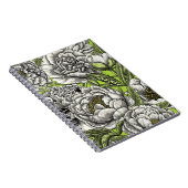 Blume und Motten Notizblock (Rechte Seite)