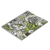 Blume und Motten Notizblock (Linke Seite)