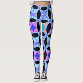 Blume und Muster Leggings (Vorderseite)
