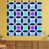 Blume und Muster Leinwanddruck (Insitu (Wohnzimmer))