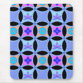 Blume und Muster Mousepad (Vorne)