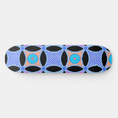Blume und Muster Skateboard (Horizontal)