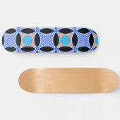 Blume und Muster Skateboard (Horizontal)