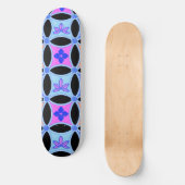 Blume und Muster Skateboard (Vorderseite)