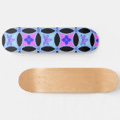 Blume und Muster Skateboard (Horizontal)