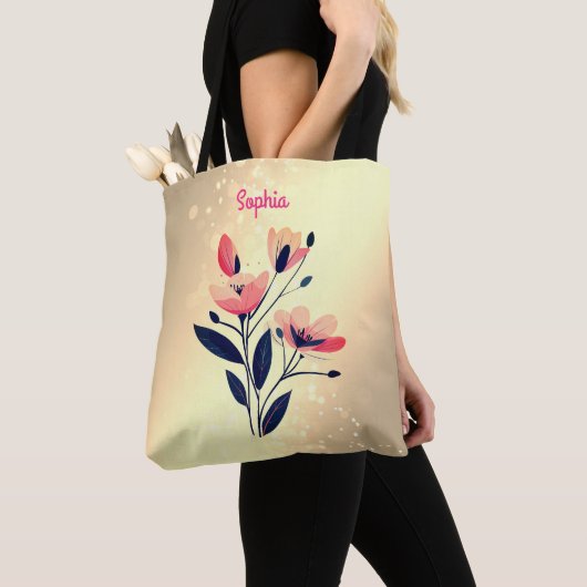 Blume und Name des Goldes Gradient Tasche (Von Nahem)