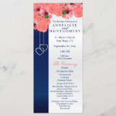Blume und Navy Blue - Programm (Vorderseite)
