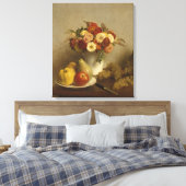 Blume und Obst, 1865 Leinwanddruck (Insitu (Schlafzimmer))