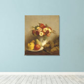 Blume und Obst, 1865 Leinwanddruck (Insitu (Holzboden))