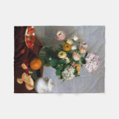 Blume und Obst, Henri Fantin-Latour Fleecedecke (Vorderseite (Horizontal))
