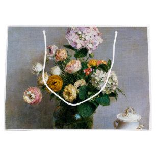 Blume und Obst, Henri Fantin-Latour Große Geschenktüte