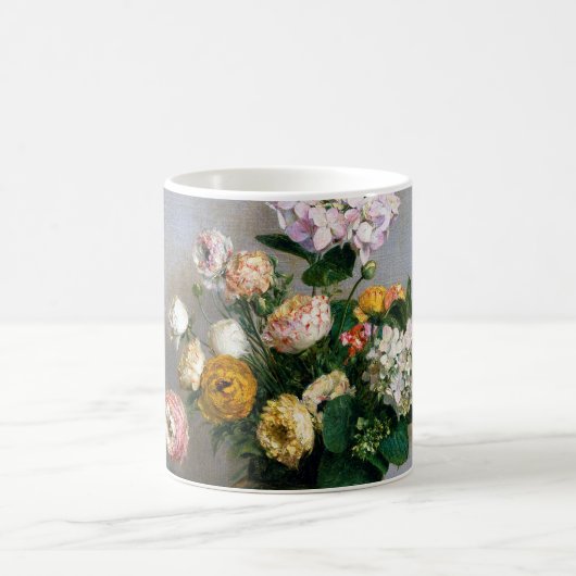 Blume und Obst, Henri Fantin-Latour Kaffeetasse (Mittel)