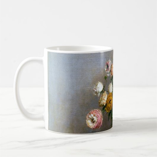 Blume und Obst, Henri Fantin-Latour Kaffeetasse (Links)