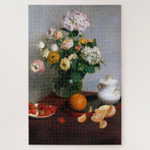Blume und Obst, Henri Fantin-Latour Puzzle