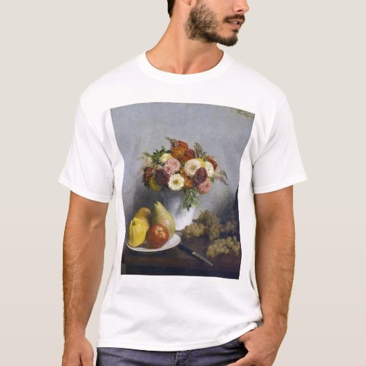 Blume und Obst, Henri Fantin-Latour T-Shirt (Vorderseite)