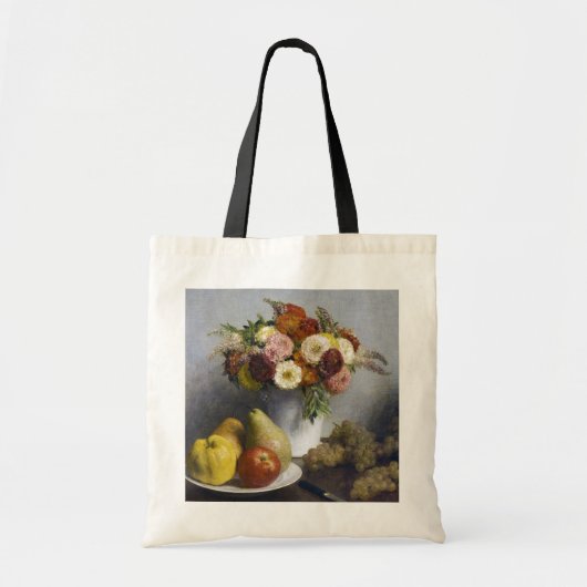 Blume und Obst, Henri Fantin-Latour Tragetasche (Vorne)