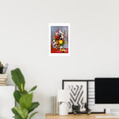 Blume und Obst Poster (Heimbüro)