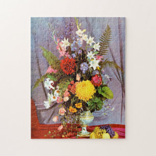 Blume und Obst Puzzle