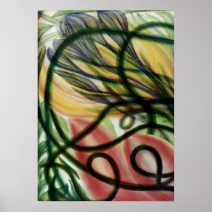 Blume und Obst von Georgiana Houghton Poster