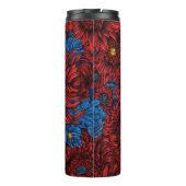 Blume und Orangenkäfer Thermosbecher (Rückseite)